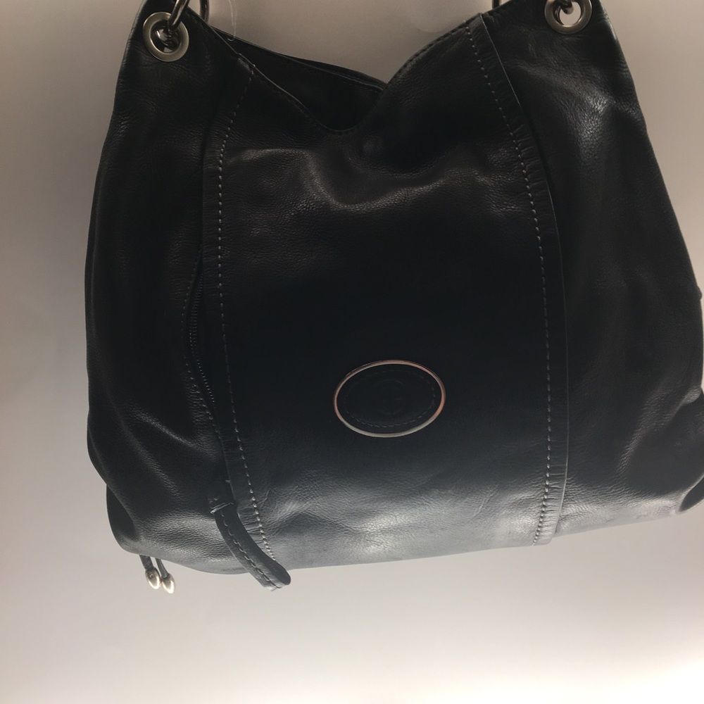 Gianni Bernini bag in black leather